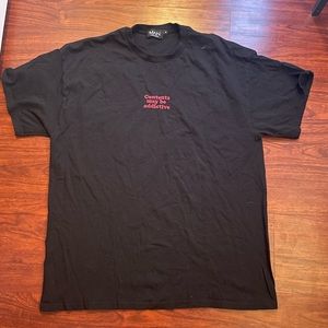Black BooHoo Man oversized graphic T-Shirt Men’s Medium